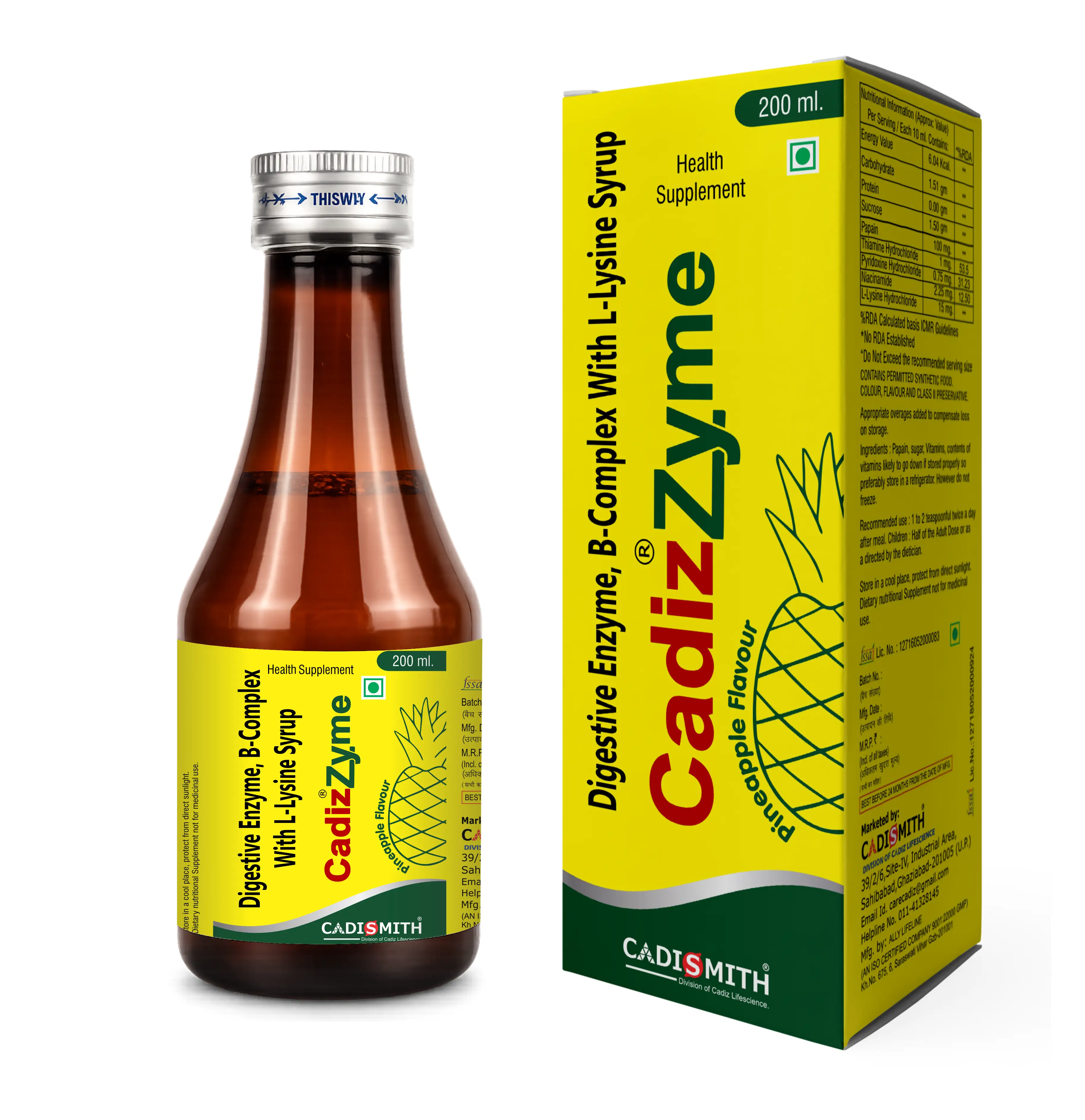 CADIZZYME (PINEAPPLE)