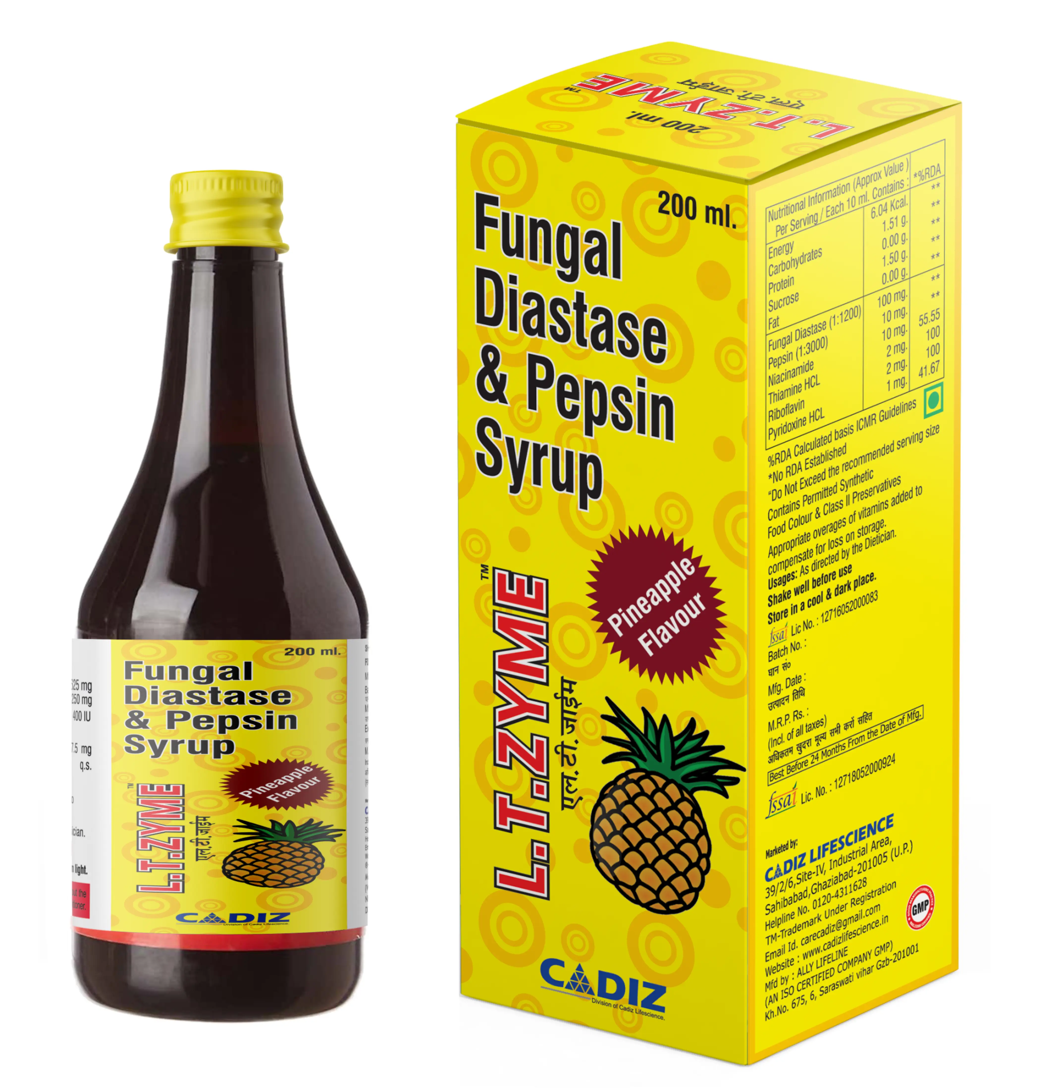 L.T. ZYME (Pineapple Flavours)